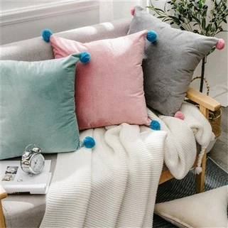 Kousen dekoratif velours